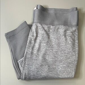 Bombshell Thigh High Leggings Gray/White Size Small